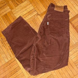 Corduroy Ribcage Straight Ankle